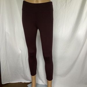 Sweaty Betty All Day 7/8 Contour Leggings - Butter Soft. Eggplant. M.